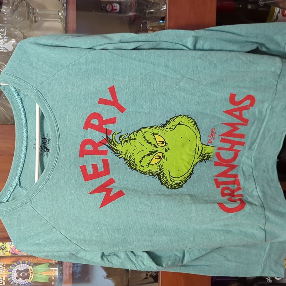 Grinch long sleeve thin sweatshirt